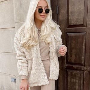 Urban Outfitters Sherpa Shirt Jacket